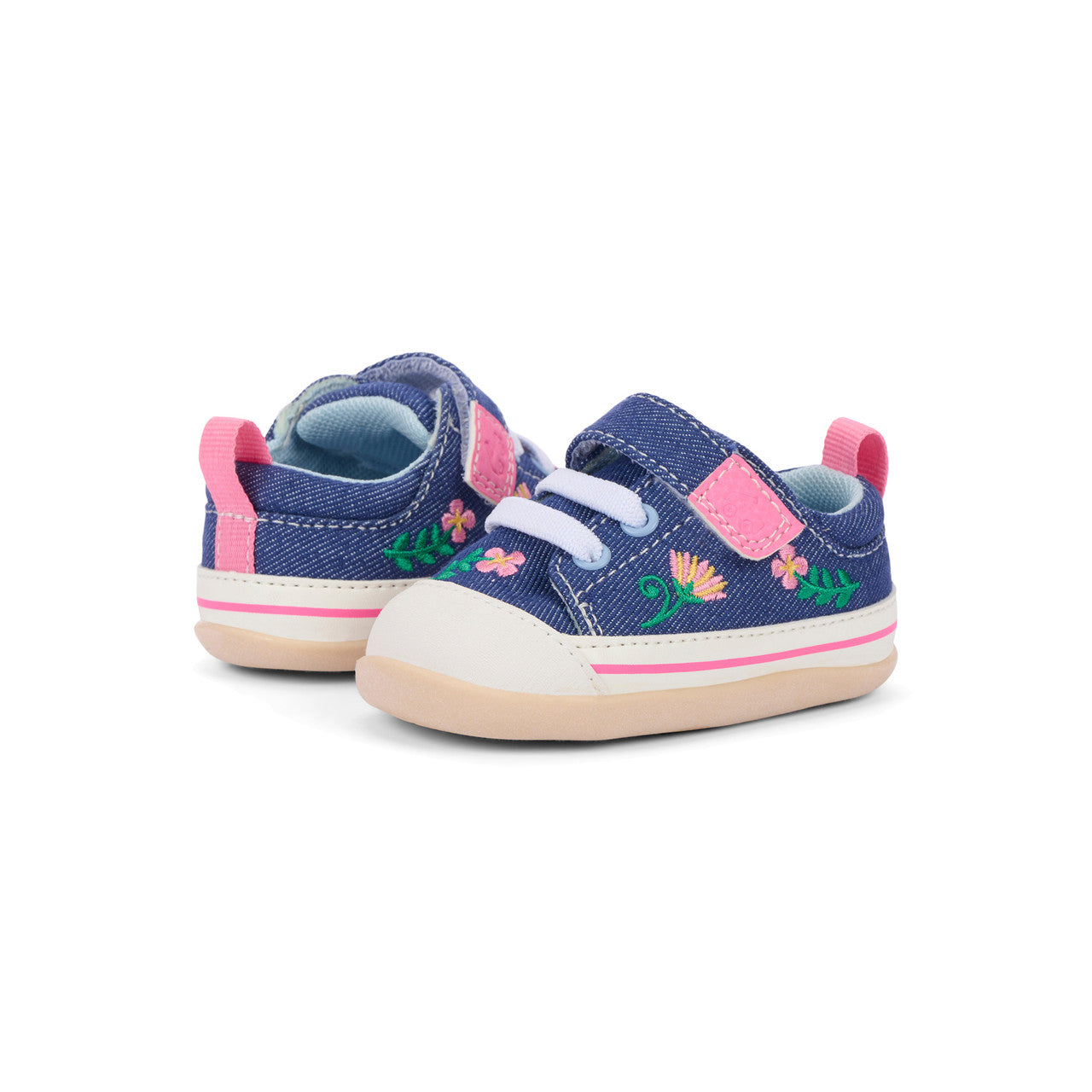 Stevie Mini Blue Denim/Garden | See Kai Run