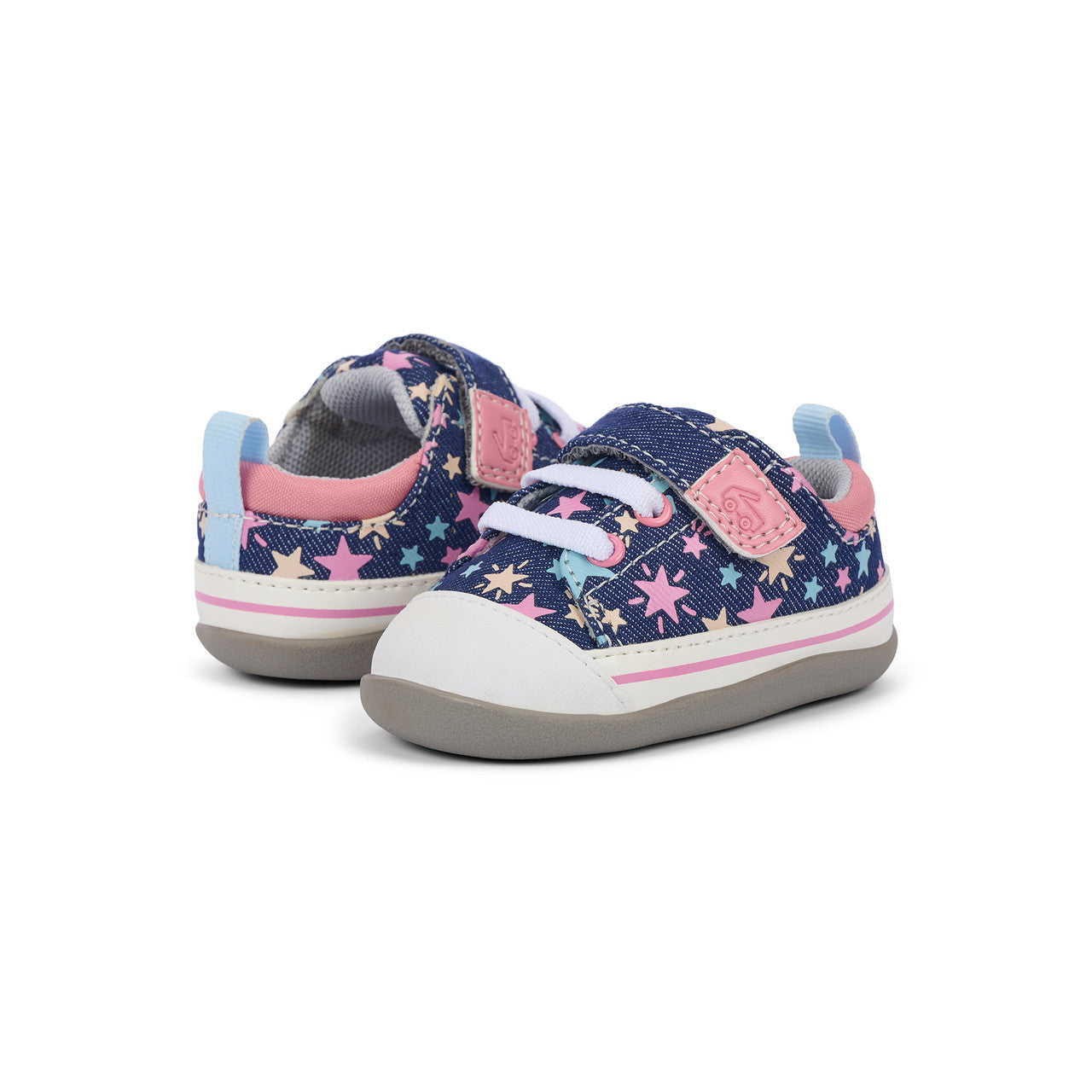 Stevie Mini Navy Denim/Stars | See Kai Run