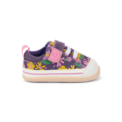 Stevie Mini Purple Floral | See Kai Run