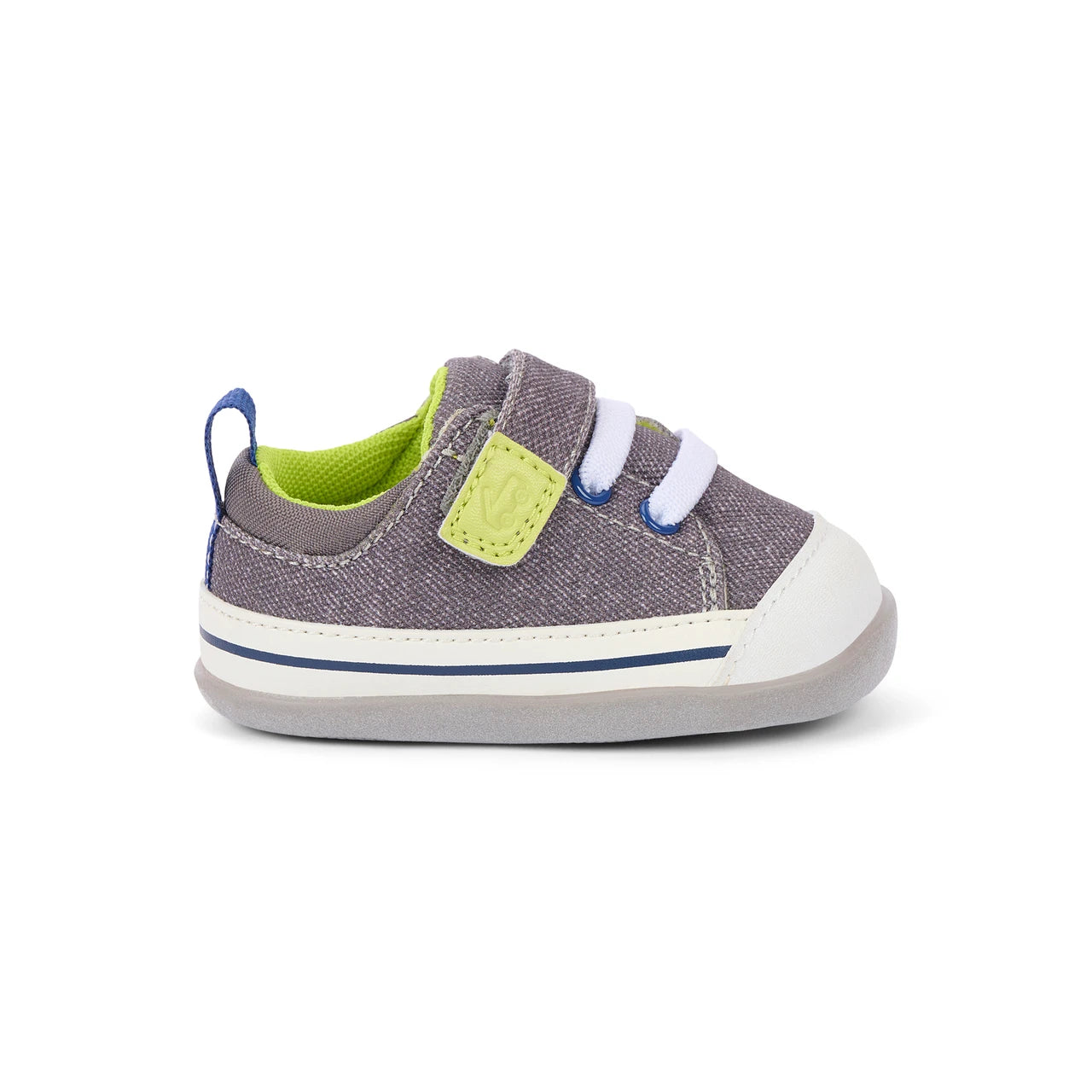 Stevie Mini Gray/Lime | See Kai Run