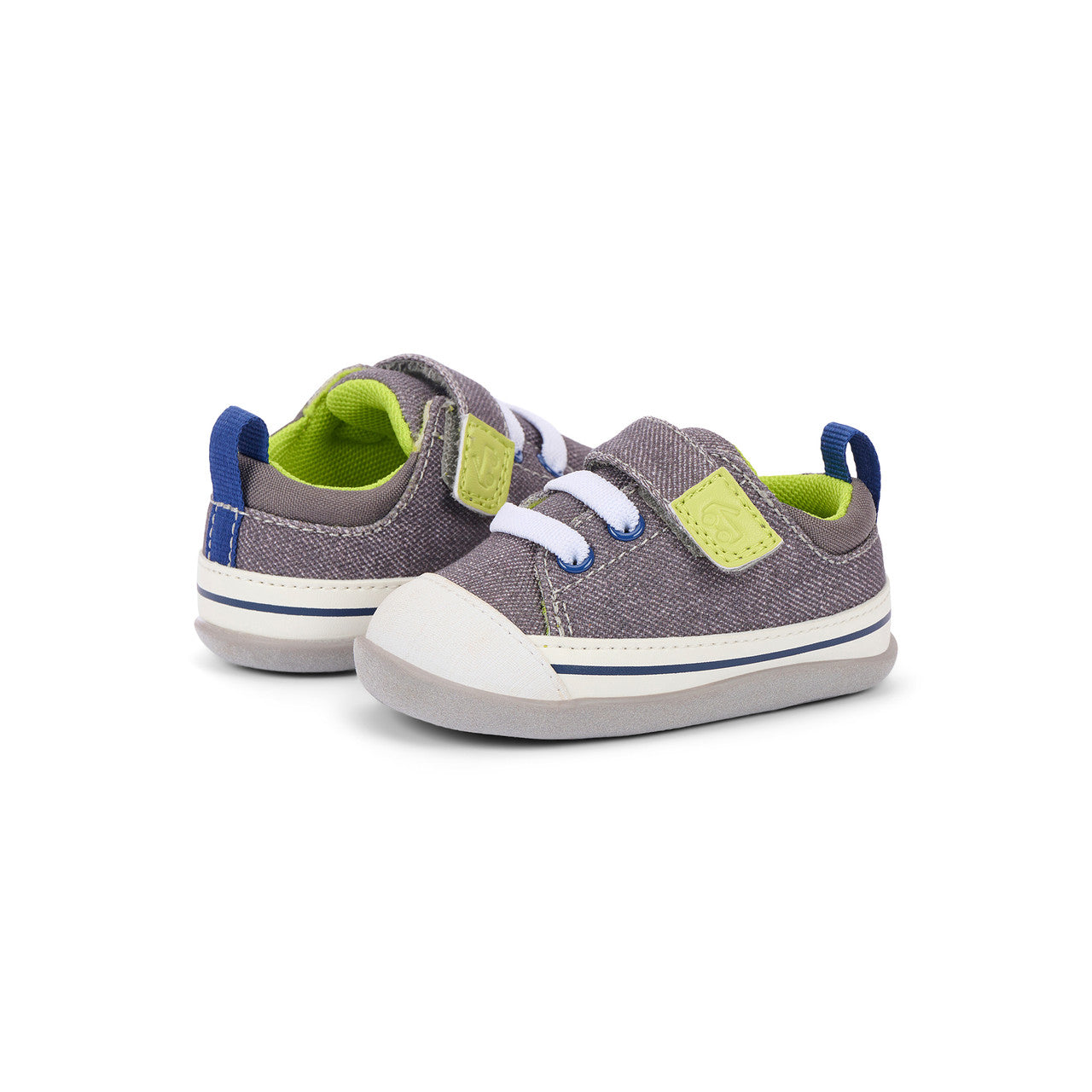 Stevie Mini Gray/Lime | See Kai Run
