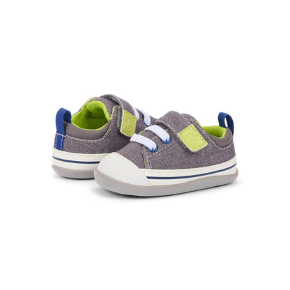 Stevie Mini Gray/Lime | See Kai Run