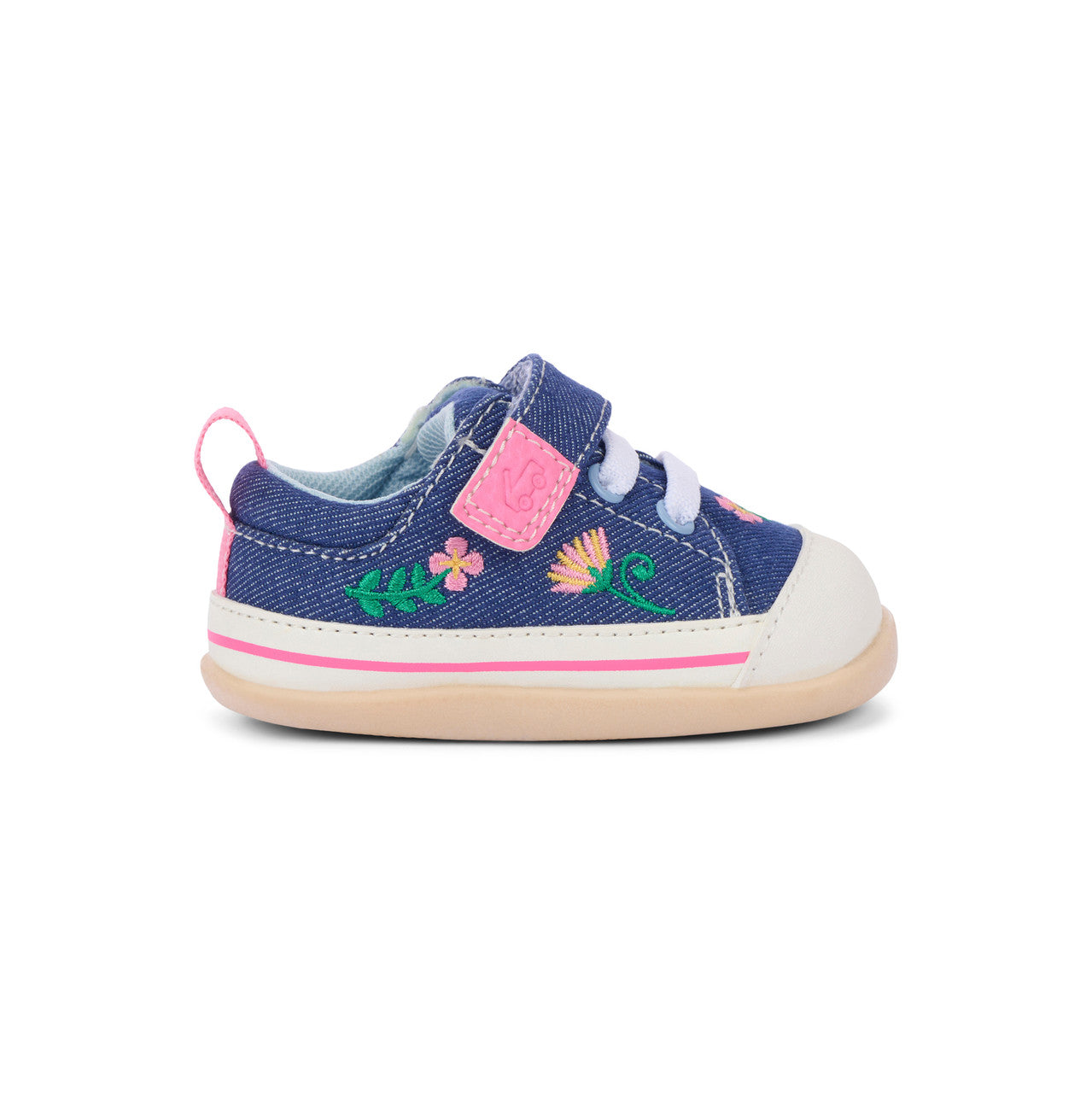 Stevie Mini Blue Denim/Garden | See Kai Run