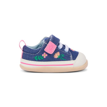 Stevie Mini Blue Denim/Garden | See Kai Run