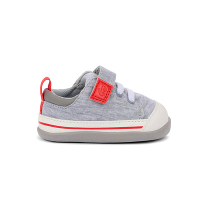 Stevie Mini Gray Jersey/Red | See Kai Run