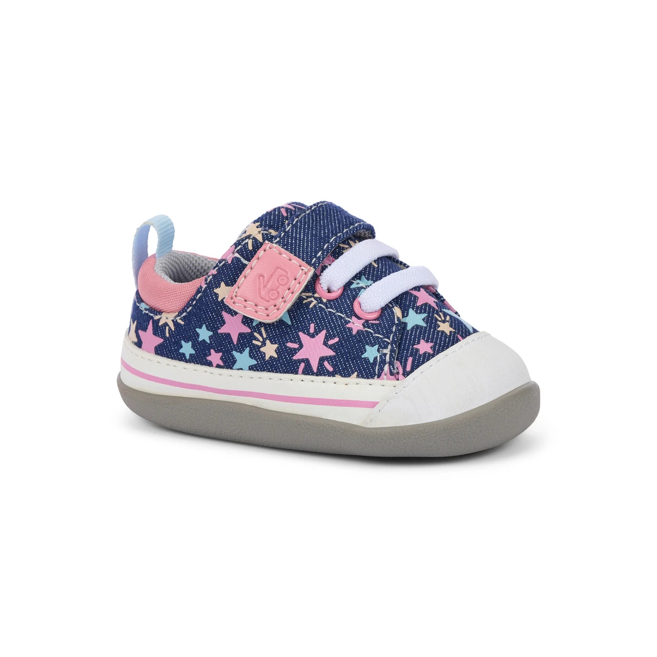 Stevie Mini Navy Denim/Stars | See Kai Run