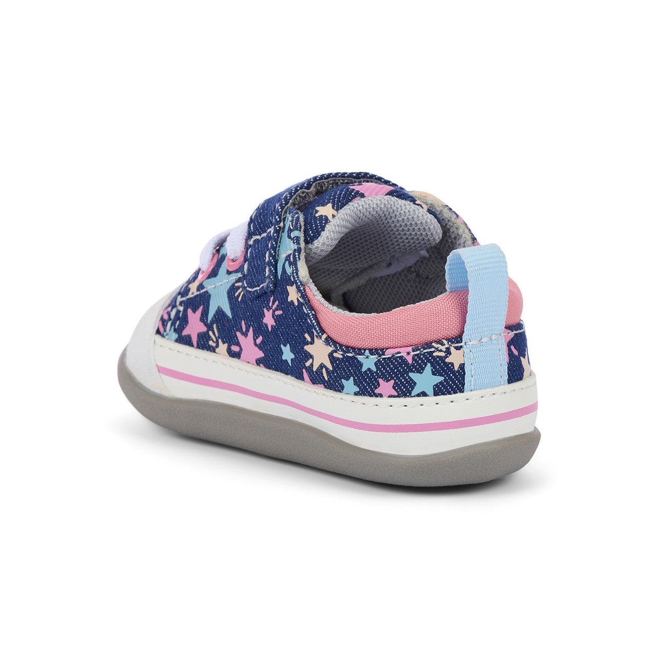 Stevie Mini Navy Denim/Stars | See Kai Run