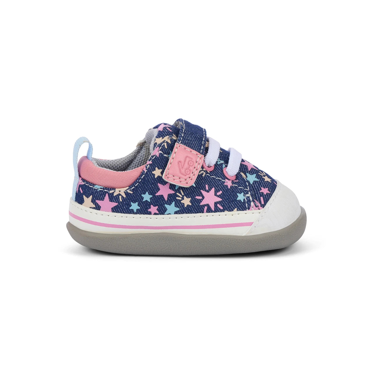 Stevie Mini Navy Denim/Stars | See Kai Run