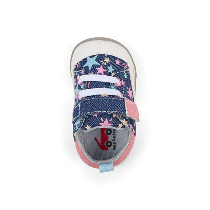 Stevie Mini Navy Denim/Stars | See Kai Run