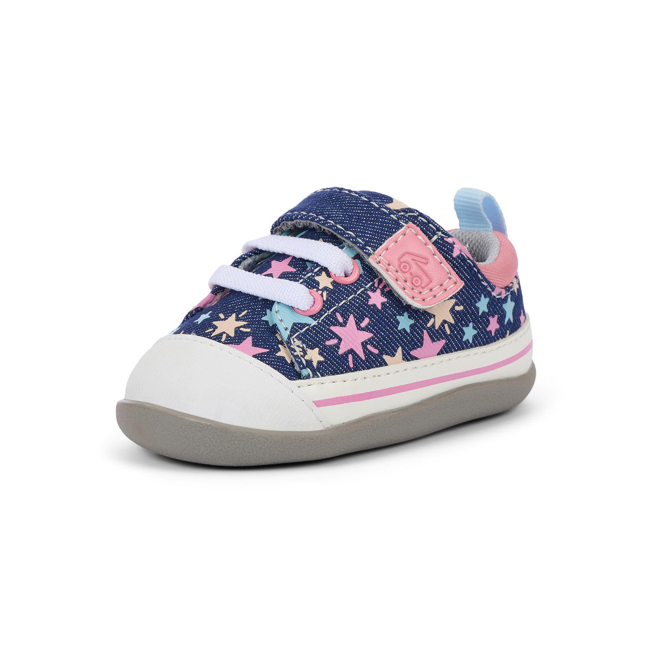 Stevie Mini Navy Denim/Stars | See Kai Run