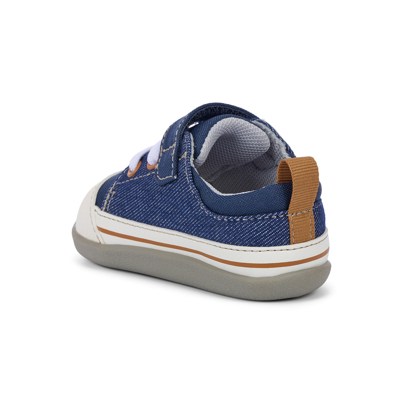 Stevie Mini (First Walker) Navy Denim | See Kai Run