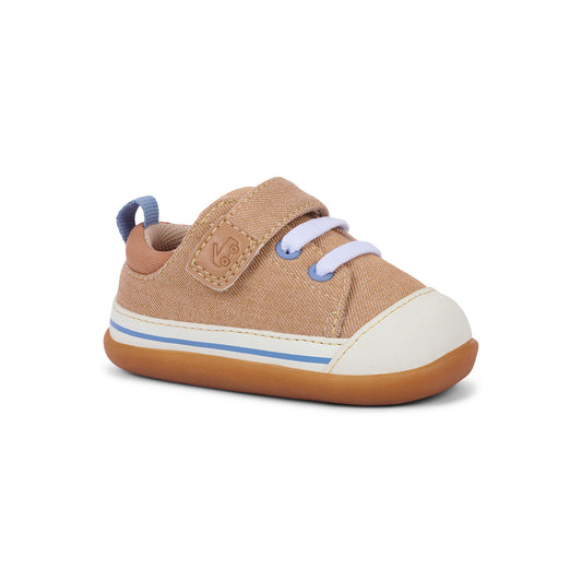 Stevie Mini (First Walker) Khaki | See Kai Run
