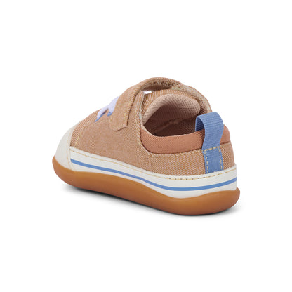 Stevie Mini (First Walker) Khaki | See Kai Run