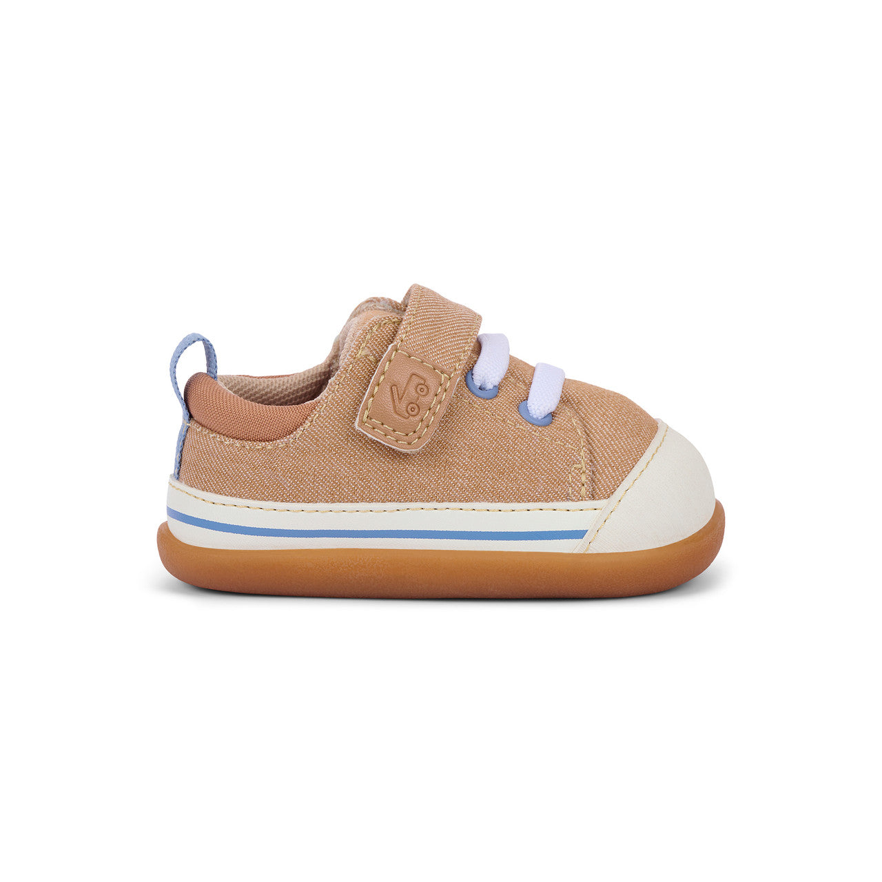 Stevie Mini (First Walker) Khaki | See Kai Run