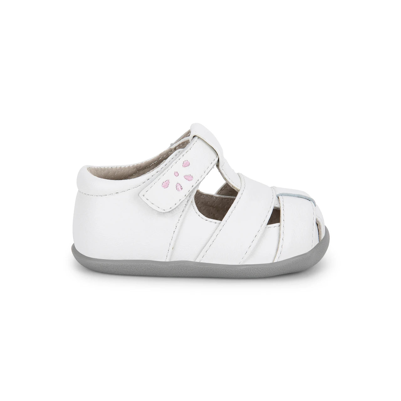 Brook (First Walker) White/Pink | See Kai Run