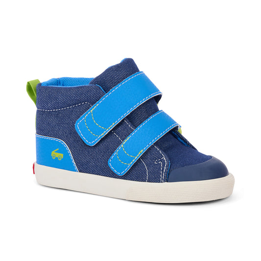 Dean Adapt Navy Denim | See Kai Run