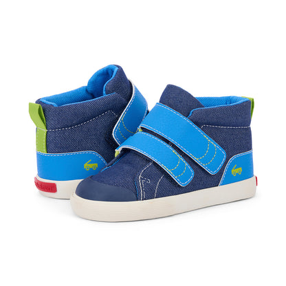 Dean Adapt Navy Denim | See Kai Run