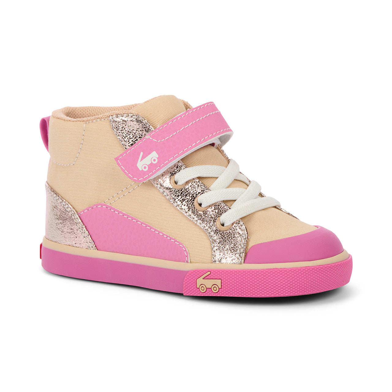Dayton Oatmeal/Pink | See Kai Run