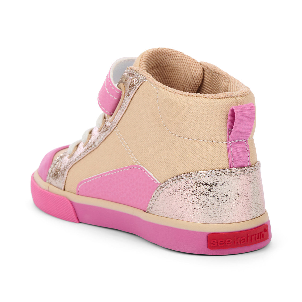 Dayton Oatmeal/Pink | See Kai Run