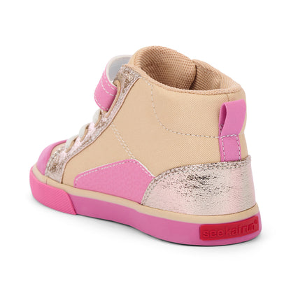Dayton Oatmeal/Pink | See Kai Run