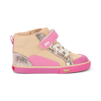 Dayton Oatmeal/Pink | See Kai Run