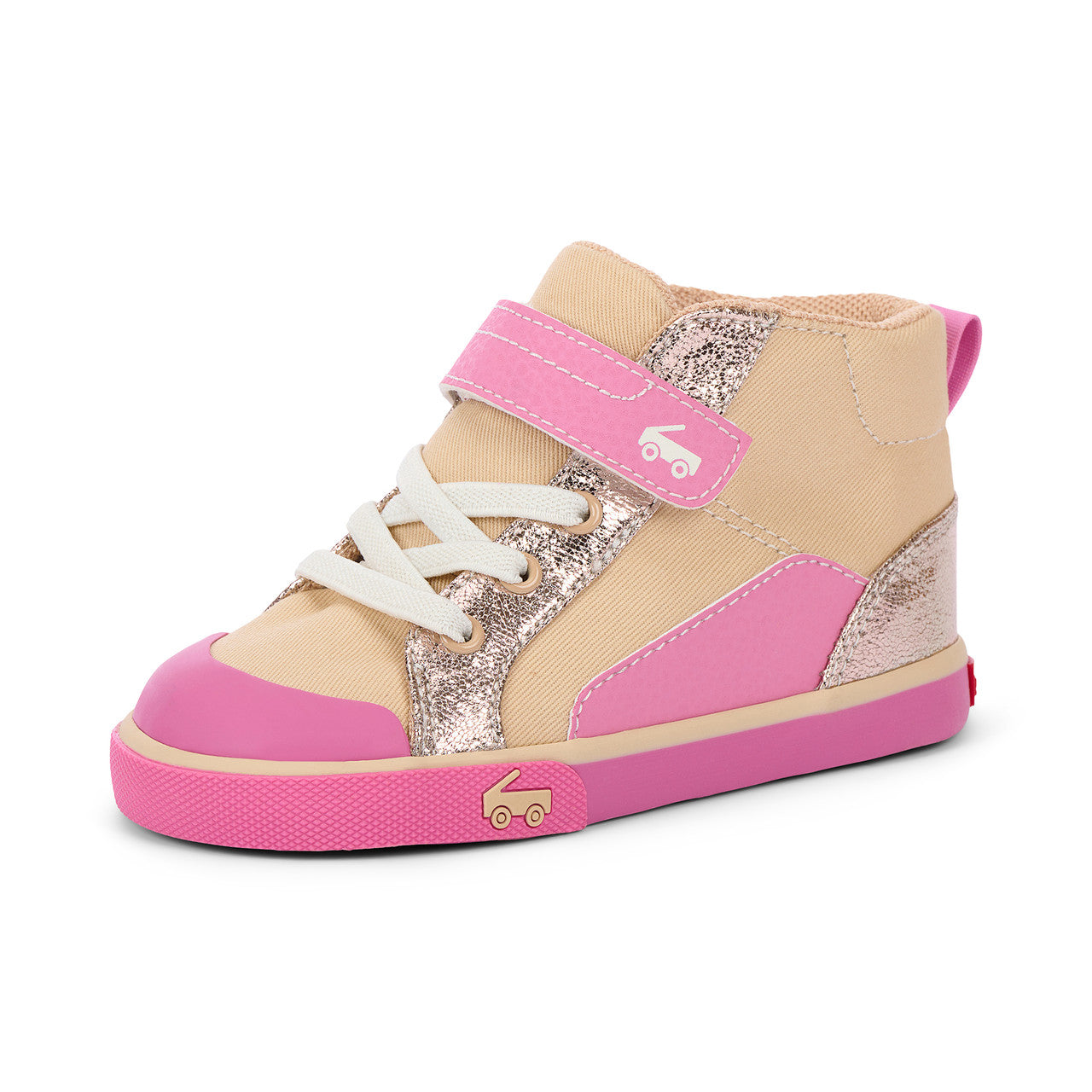 Dayton Oatmeal/Pink | See Kai Run