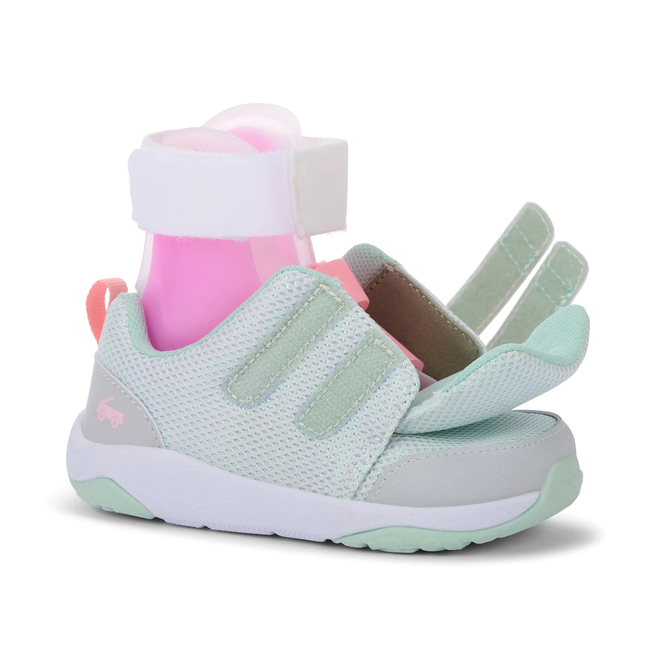 Ryder Adapt Light Gray Shimmer | See Kai Run