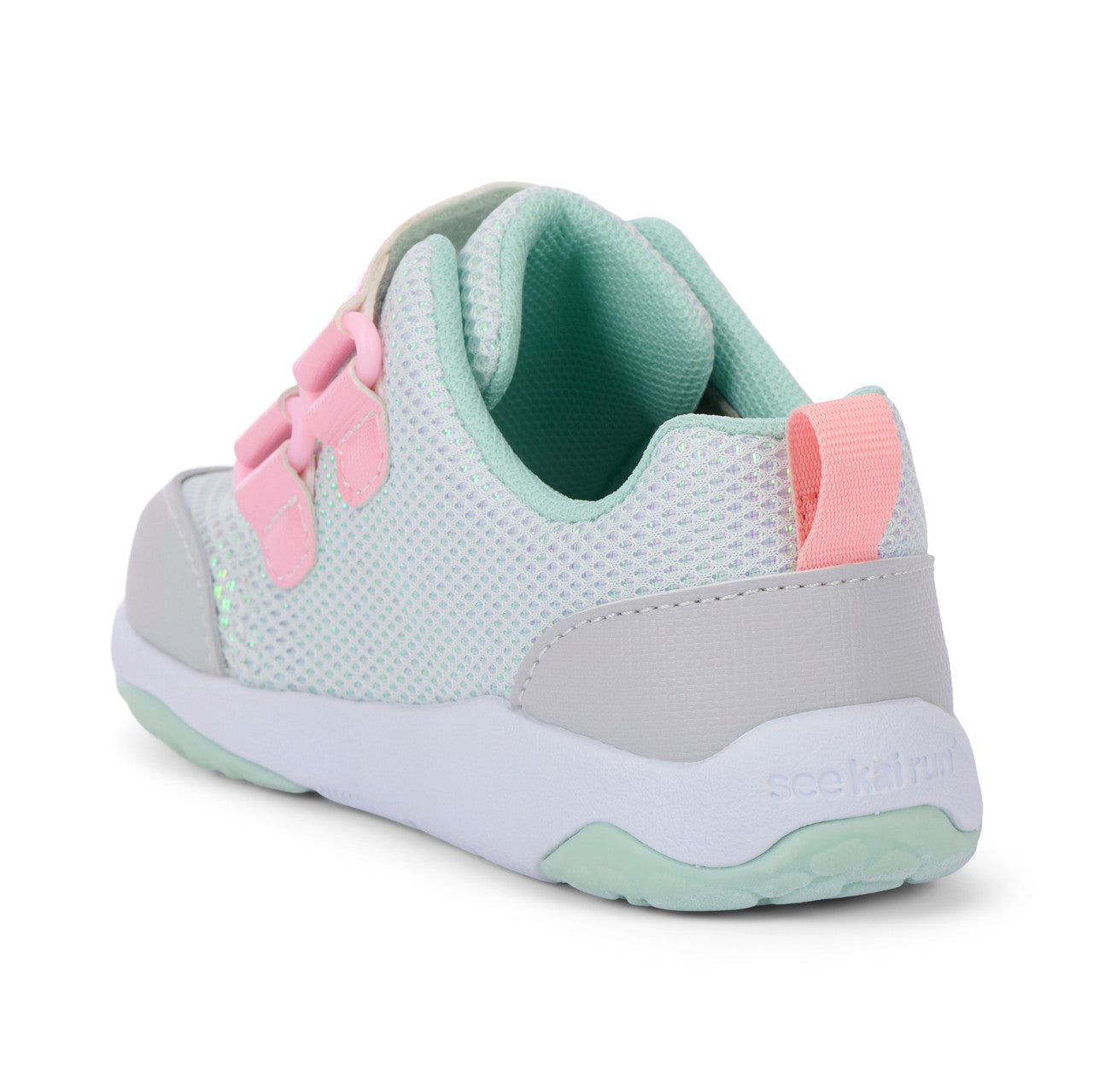 Ryder Adapt Light Gray Shimmer | See Kai Run