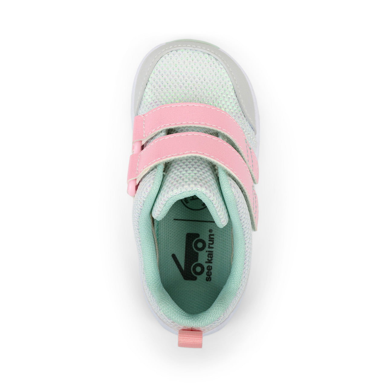 Ryder Adapt Light Gray Shimmer | See Kai Run