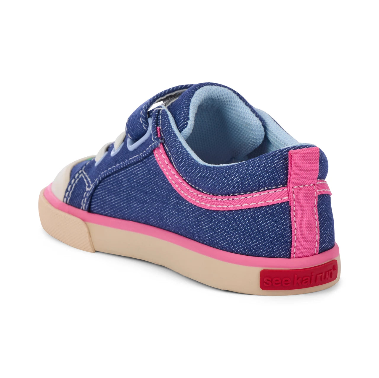 Kristin Blue Denim/Garden | See Kai Run