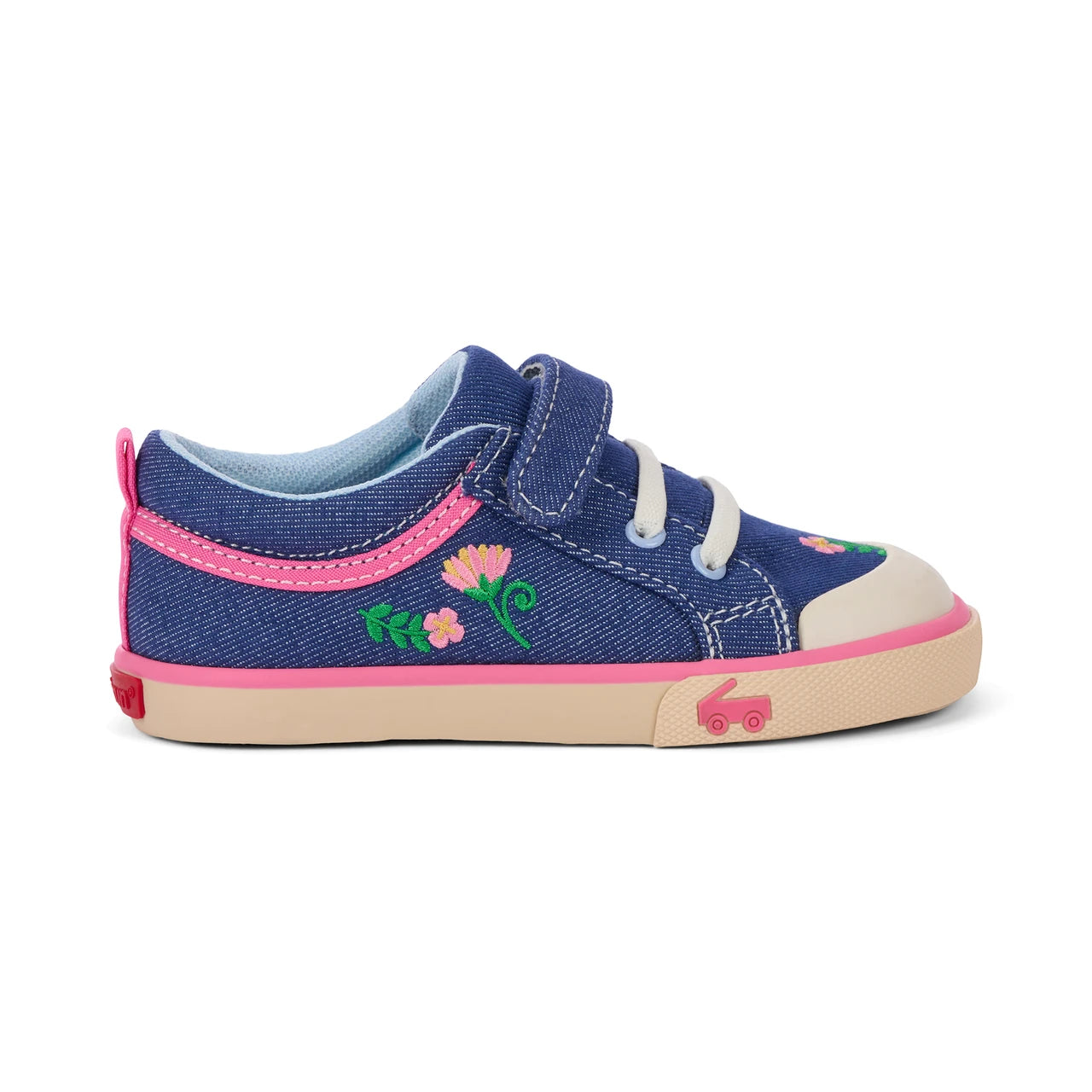 Kristin Blue Denim/Garden | See Kai Run