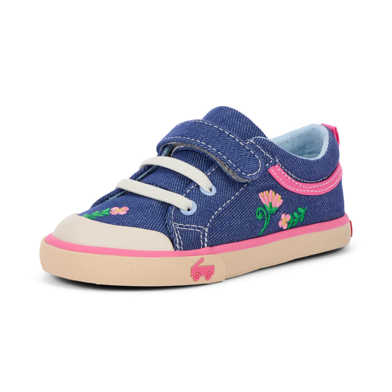 Kristin Blue Denim/Garden | See Kai Run