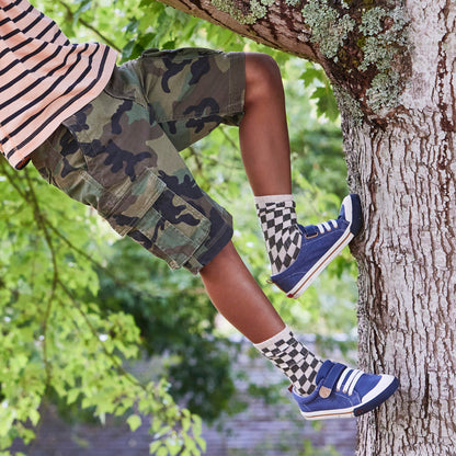 Stevie II Navy Denim | See Kai Run