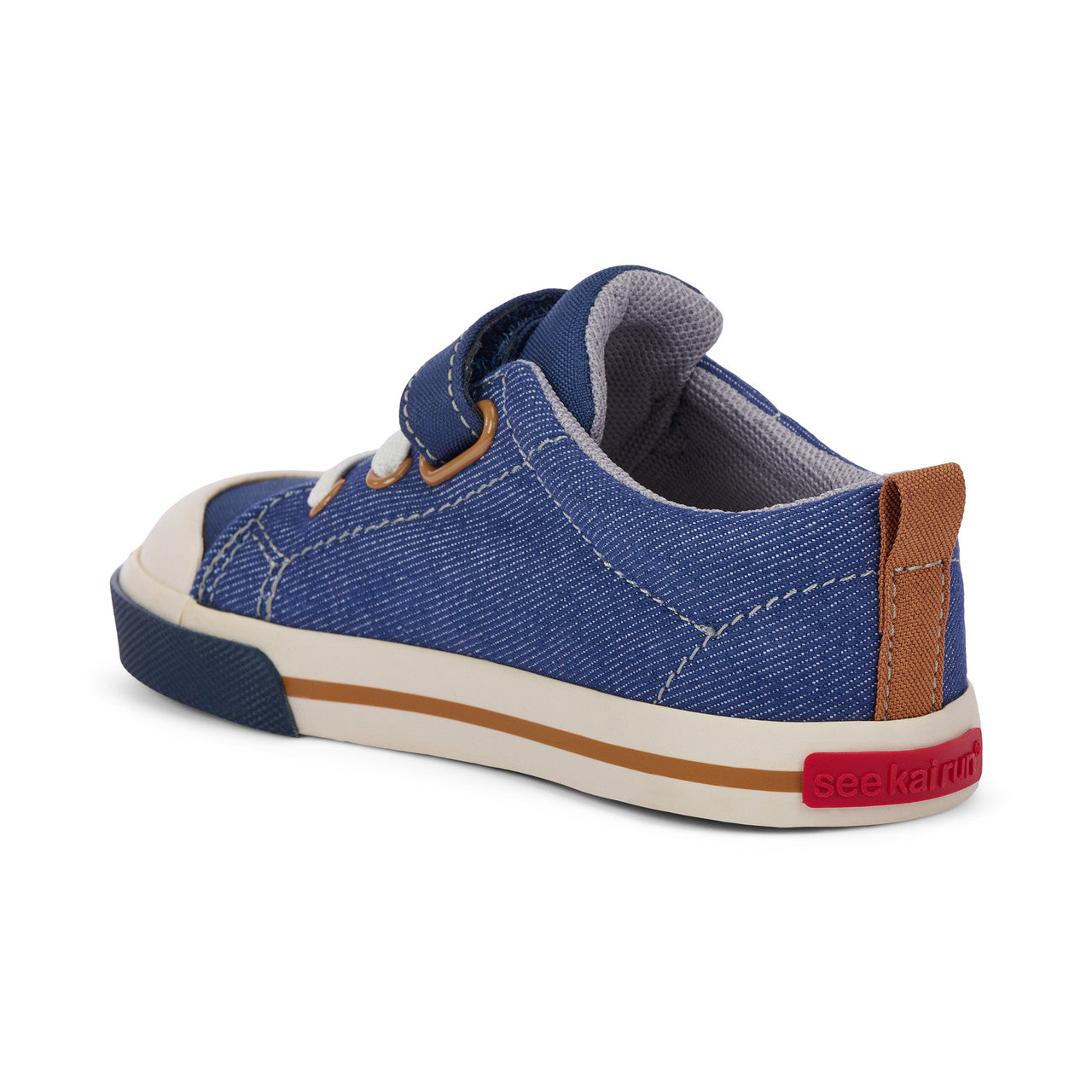 Stevie II Navy Denim | See Kai Run
