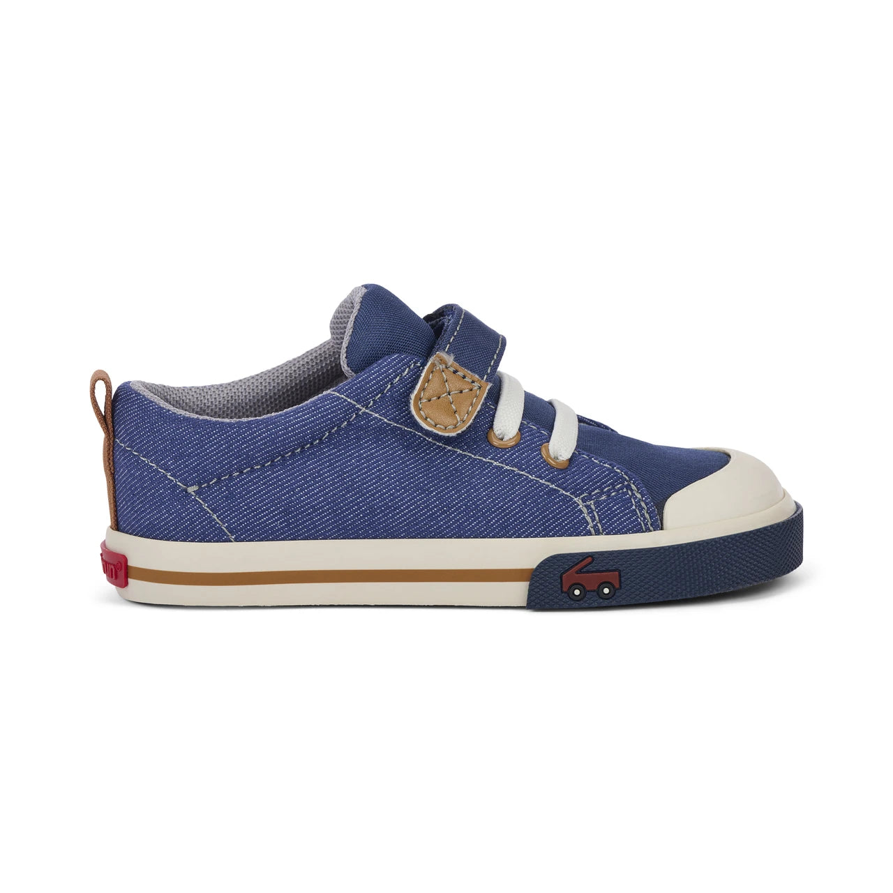 Stevie II Navy Denim | See Kai Run