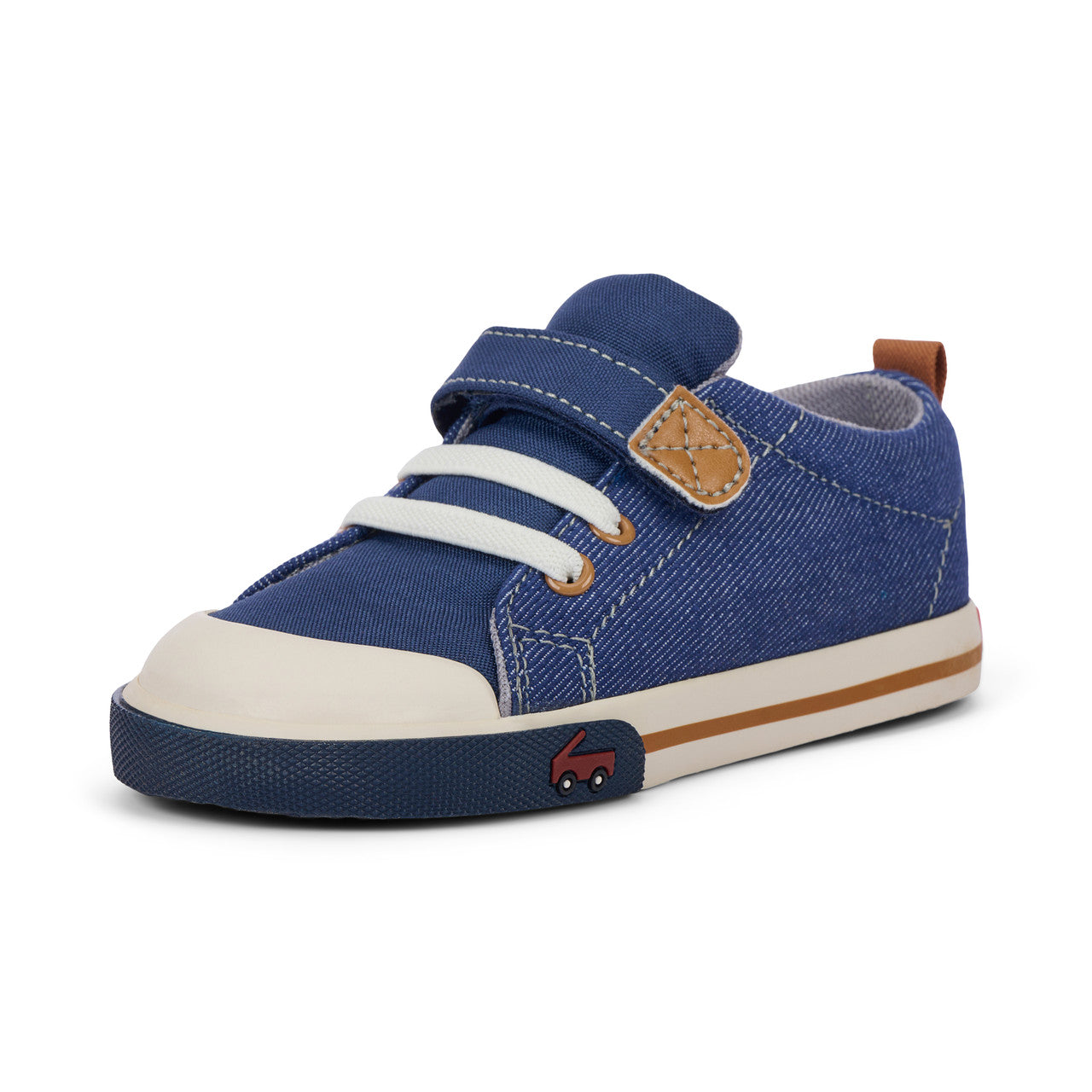 Stevie II Navy Denim | See Kai Run