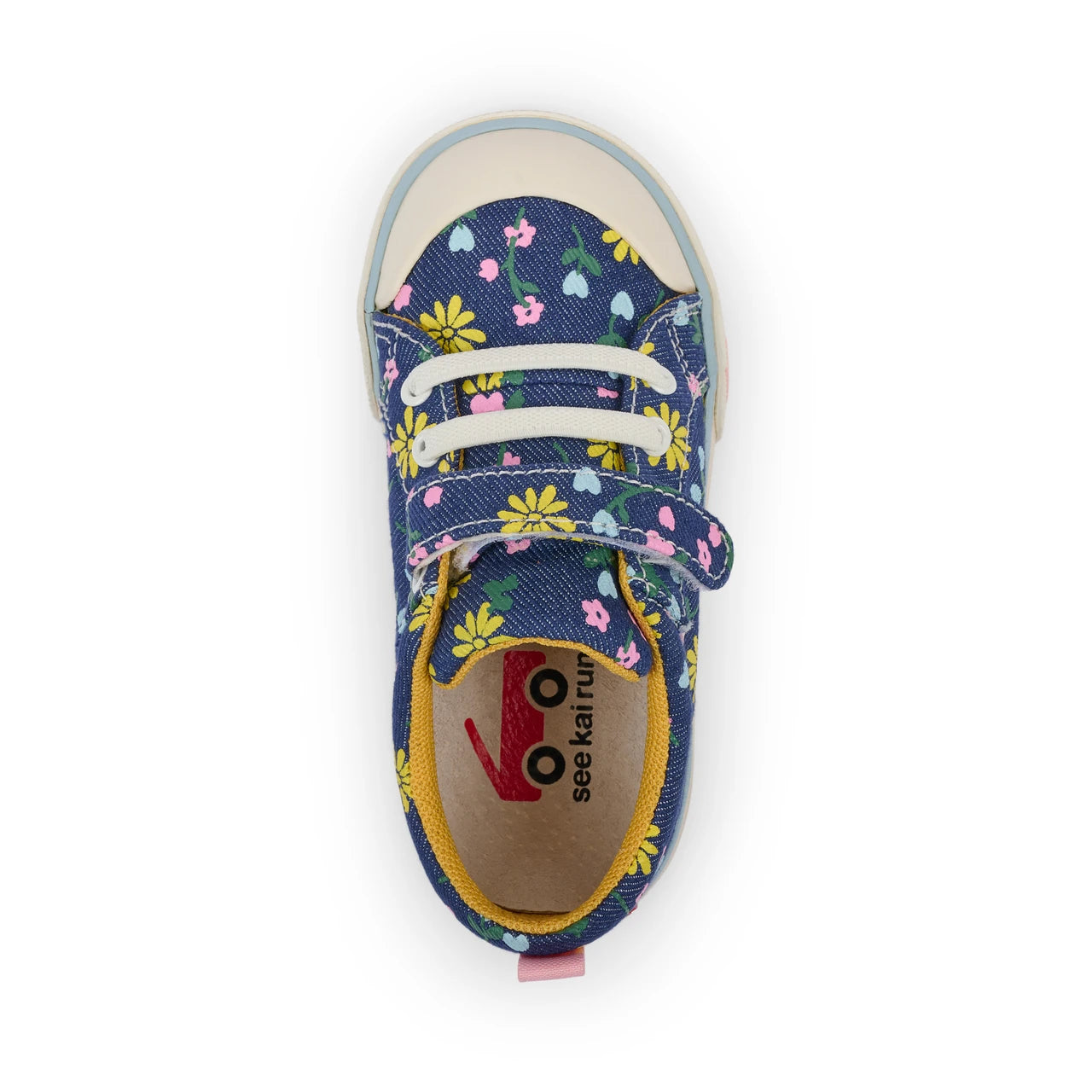 Kristin Blue Denim/Floral | See Kai Run