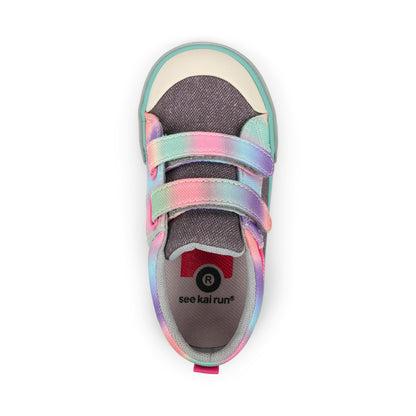 Robyne Gray Denim/Rainbow | See Kai Run
