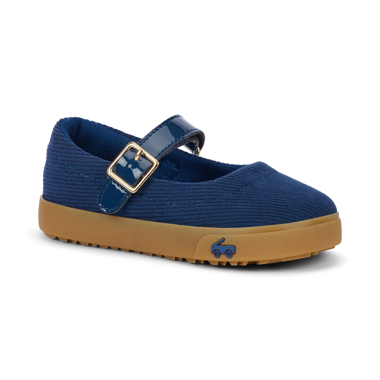 Lucia Navy Corduroy | See Kai Run
