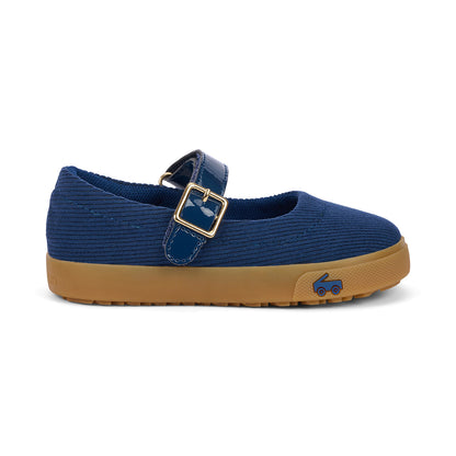 Lucia Navy Corduroy | See Kai Run